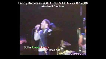 Lenny Kravitz - Stillness Of Heart (публиката В София)