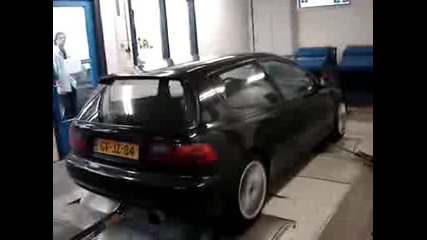 Honda civic dyno run 9000 Rpm