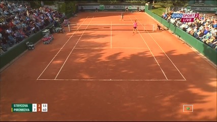 Roland Garros 1r 2015 Пиронкова - Стрыцова