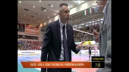 Много емоции след шампионската титла на "Тренто"