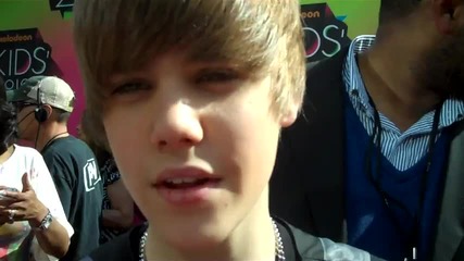 Интервю с Justin Bieber на Kids Choice Awards