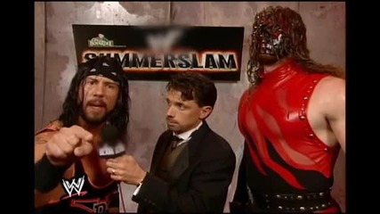 Wwf Summerslam 1999 Kane And X-pac Backstage Interview