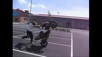 Yamaha Aerox Stunt movie