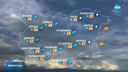 Прогноза за времето (06.09.2019 - сутрешна)