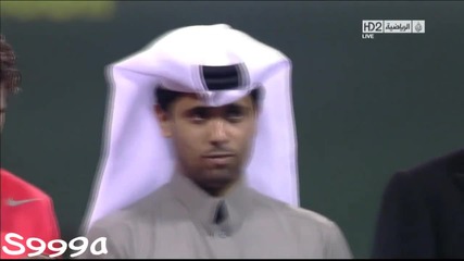 Nadal печели на двойки в Доха (награждаване) 
