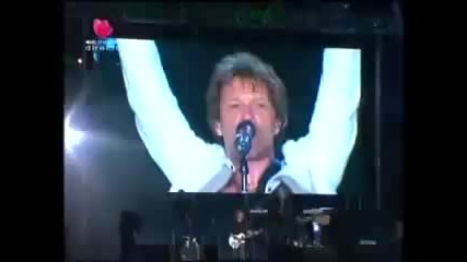 Bon Jovi I ll Sleep When I m Dead, Mercy & Start Me Up Live Lisbon May 2008 