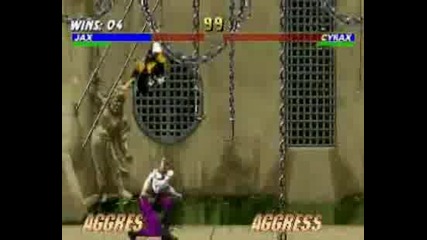 Mortal Kombat Trilogy - Превъртане с Джакс на висока трудност
