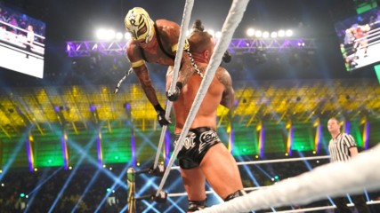 Rey Mysterio goes for the 619 against Randy Orton: WWE Crown Jewel 2018 (WWE Network Exclusive)