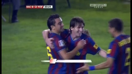 Messi vs Racing Santander