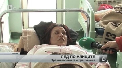 Лед по пътищата и улиците на Североизточна България