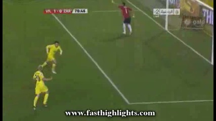 Villarreal 1-0 Real Zaragoza ( Rossi )