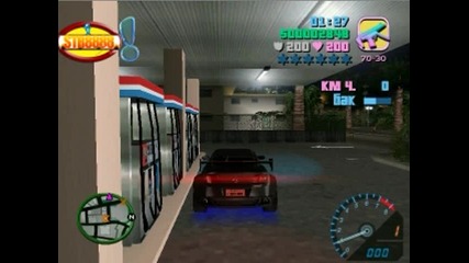 GTA - Vice City - Need For Speed - Undeground - Зареждане на бензионостанцията - High Quality