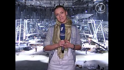 Сцената на Евровизия 2009 в Москва е почти готова! 