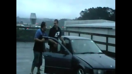 Bmw 320 engine blow fire Part 1 of 3