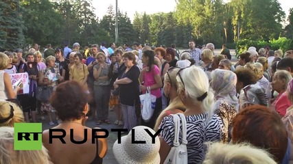 Ukraine: Scuffles break out at memorial to Odessa Trade Union fire victims