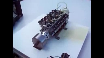 V12 Rc engine,  двигател за радиоуправляема кола