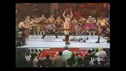 Randy Orton & John Cena vs Raw part 1 