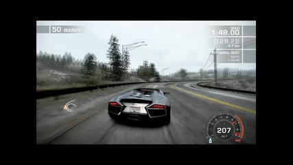 Need For Speed Hot Pursuit race wiht Lamborghini Reventon 