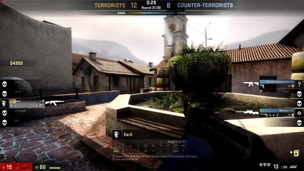Xerx style #19 - Ace 1v5 - 4 ak47 + 1 p250