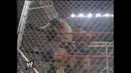 Wwf - Triple H Vs The Rock ( Steel Cage Match )