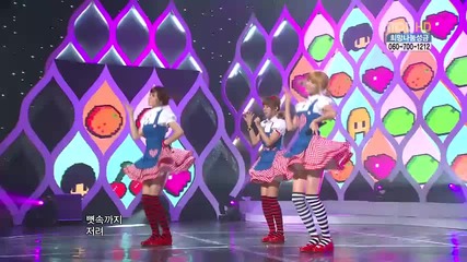 Orange Caramel - Aing ~ Music Core (08.01.11) 