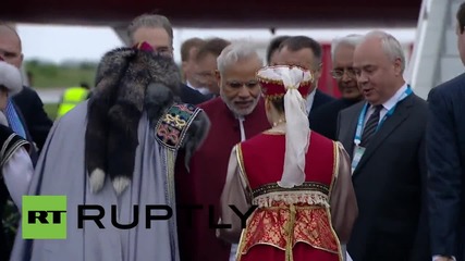 Russia: Modi arrives at Ufa for seventh BRICS summit