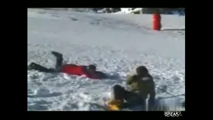 сблъсак на ски писта 