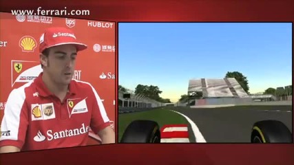 Canada Gp - A track lap with Fernando Alonso