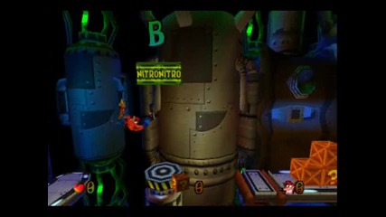 Crash Bandicoot 2 - Level 25 Spaced Out - Crystal + Box Gem 