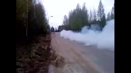 Bmw 325 e30 Turbo Burnout 