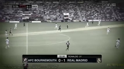 ~ . Cristiano Ronaldo Free Kick ~ Bournemouth Fc vs. Real Madrid 0-4 Hd