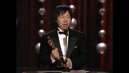 Oscars Kunio Kato Accepts For - Showclips...