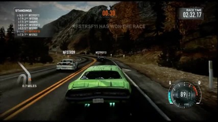 Need For Speed: The Run - Muscle Car Multiplayer Gameplay