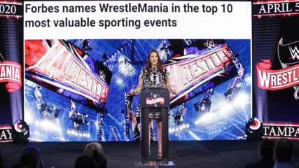 Stephanie McMahon describes what WrestleMania 36 will mean to the world