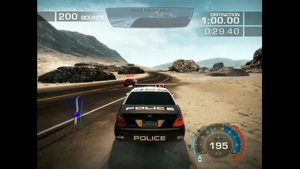 Nfs Hot Pursuit - първо каране като полицай. 