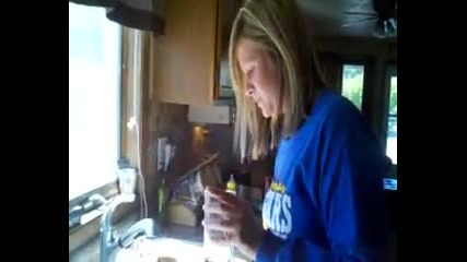 Cinnamon Challenge - This Girl Can Swallow Anything