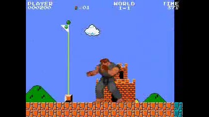 Бойците от Street Fighter участват в Super Mario част2 