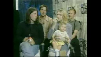 Nirvana Interview @ 1993 Mtv Vmas