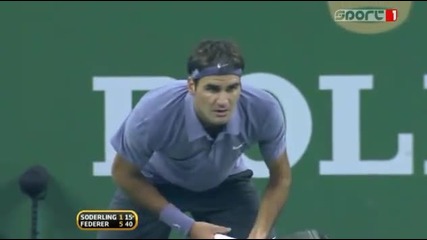 Roger Federer vs Robin Soderling Atp Shanghai 2010 