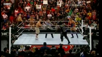 Wwe.raw Big Show, Zack Ryder & John Cena vs Mark Henry, Swagger & Kane