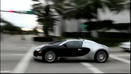 Bugatti Veyron launch and acceler 