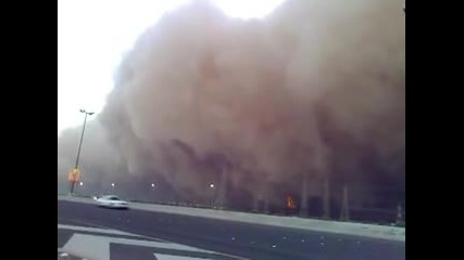 Пясъчна буря в Кувейт 25 - 03 - 2011 