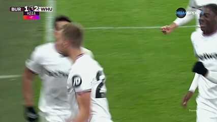 West Ham United with a Goal vs. Burnley FC