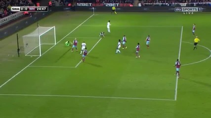 Суонзи 0:0 Уест Хям 20.12.2015
