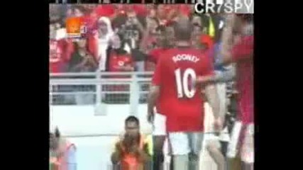 Man Utd vs Malaysia - 3 : 2 - Първи гол на Michael Owen