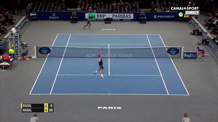 Nadal vs Rosol - Paris Masters 2015