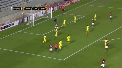 Апоел ( Никозия ) 1:3 Спарта ( Прага ) 10.12.2015