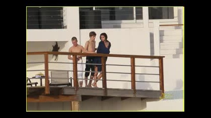 Justin Bieber with Selena Gomez, Ryan Butler Karibik 2011
