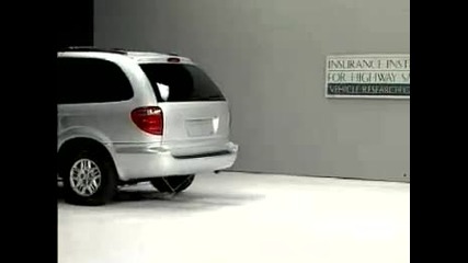 Chrysler Town and Country (5 M.p.h) Rear into Pole Iihs 
