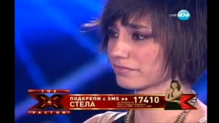 Стела продължава в X Factor - 16.11.11